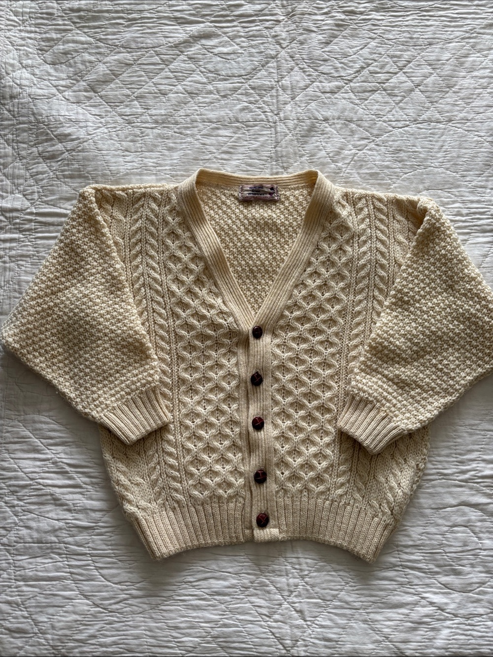 Highland Home Industries Wool Cardigan